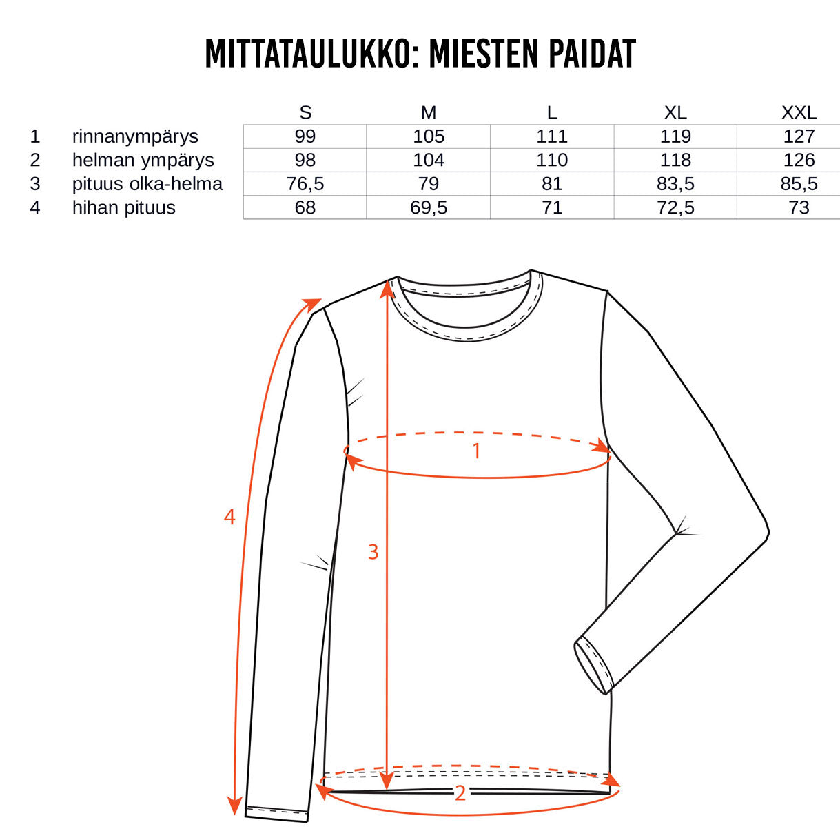 BumStyle Pitkähihainen t-paita (miehet)